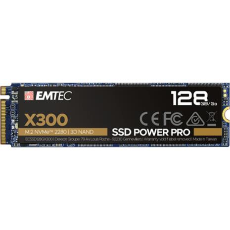 Εσωτερικός Σκληρός Δίσκος Emtec SSD M2 Nvme X300 128GB Intern